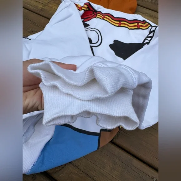 Disney Parks Pixar Toy Story Woody Hooded Costume Full Zip Hoodie Size XL - Picture 12 of 12